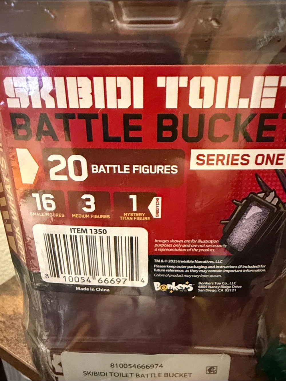 Bonkers battle bucket
